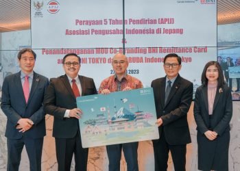 BNI Tokyo Kerja Sama Co-Branding Remittance Card dengan Garuda Indonesia
