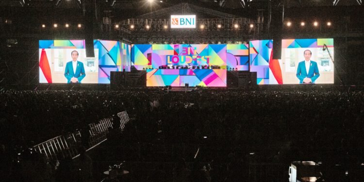 Loud Fest Vol.2 2023, Presiden Jokowi dan Menteri BUMN Apresiasi Transformasi BNI