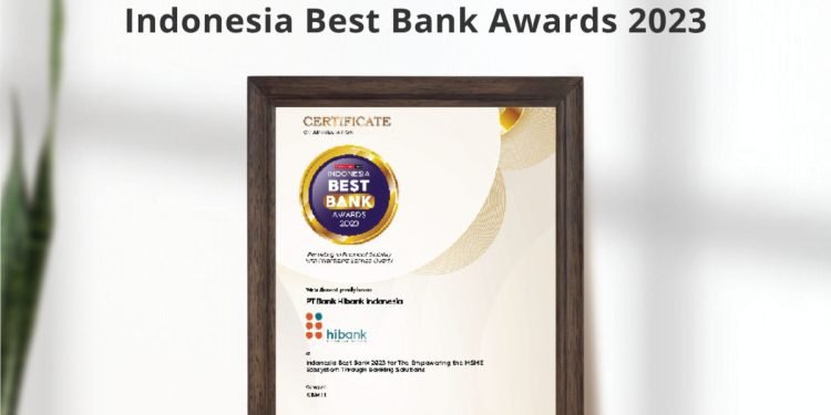 Dongkrak UMKM di Indonesia, hibank Dapat Penghargaan sebagai Indonesia Best Bank Awards 2023