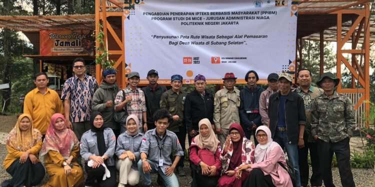 Bantu Pengembangan UMKM di Subang Selatan, Prodi D4 MICE PNJ Adakan Pengabdian Masyarakat