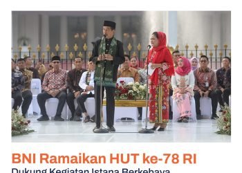 BNI Ramaikan HUT ke-78 RI, Dukung Kegiatan Istana Berkebaya