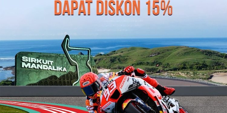 Diskon 15% Pembelian Official Merchandise MotoGP Mandalika 2023 Pakai Kartu BNI