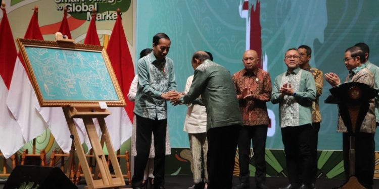 Pameran Inacraft on October 2023 Dibuka Oleh Presiden Jokowi