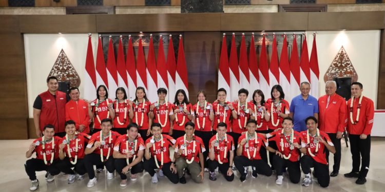 BNI Sambut Kepulangan Tim Thomas dan Uber Indonesia ke Tanah Air