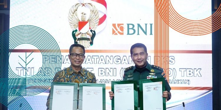 BNI Perkuat Sinergi dengan TNI AD Melalui Penyediaan Layanan Keuangan Terintegras