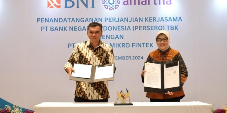BNI Jalin Kerjasama dengan Amartha