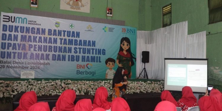 Peduli Masa Depan Generasi Muda, Aksi Nyata BNI Tanggulangi Stunting dan Ibu Hamil Kurang Gizi di Tasikmalaya