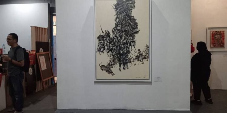 Imlek dalam Goresan Cat Air Nanang Wijaya