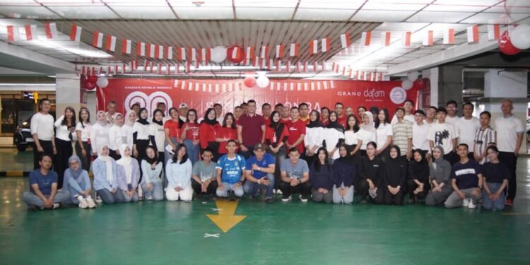 Grand Dafam Braga Bandung Gelar Kemeriahan Menyambut Hari Kemerdekaan RI KE 80