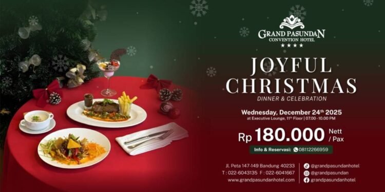 Grand Pasundan Convention Hotel Hadirkan Perayaan Akhir Tahun yang Berkesan