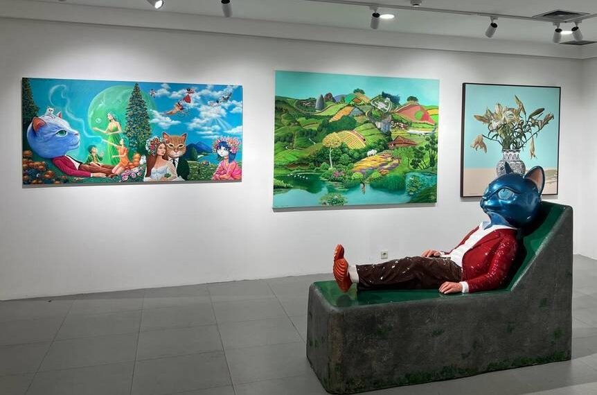 Jejak Lanskap dalam Kanvas: Refleksi Alam dalam Pameran Living Eden