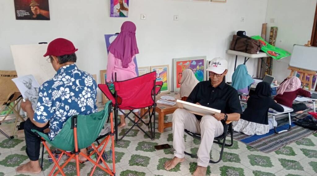 Indonesia Raya Menggambar