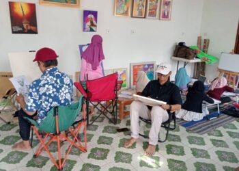 Indonesia Raya Menggambar