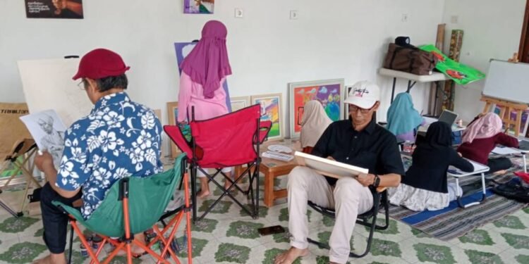 Indonesia Raya Menggambar