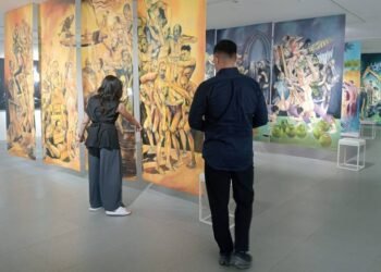 “Seribu Tableau”, Eksplorasi Teatrikal Diyanto di Atas Kanvas