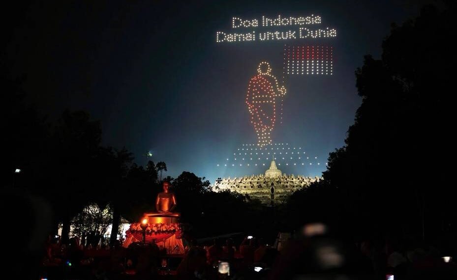 Waisak di Borobudur Jadi Ruang Persatuan, Soroti Pesan Damai dalam Keberagaman