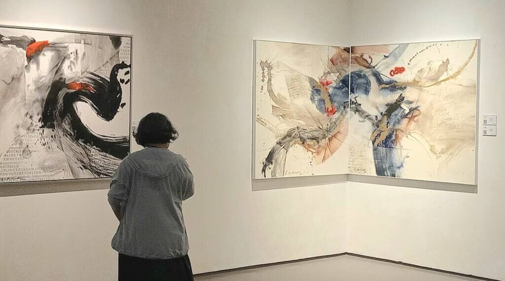 Abstraksi Cat Air Agus Budiyanto dalam Pameran Oxygen