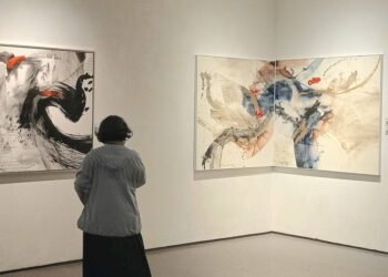 Abstraksi Cat Air Agus Budiyanto dalam Pameran Oxygen