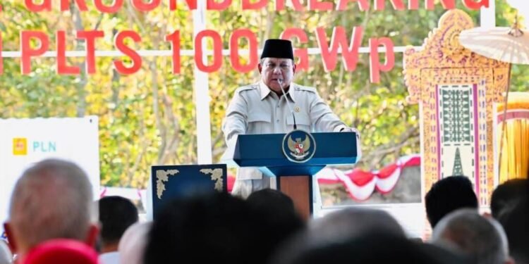 Prabowo Targetkan PLTS 100 GWp, Swasembada Energi Dikebut Tiga Tahun
