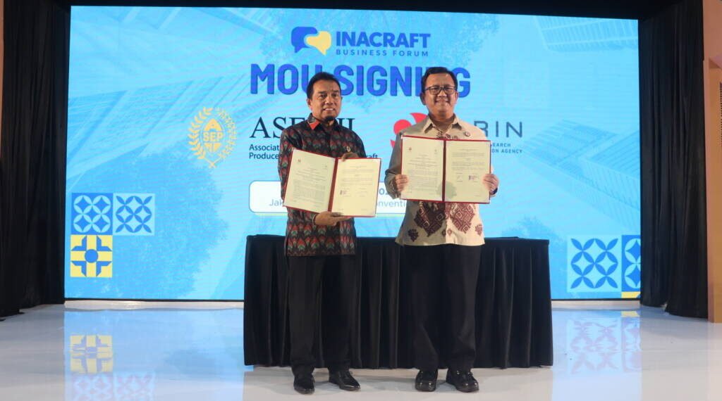 ASEPHI Sepakati Kerja Sama dengan BRIN dan GNIK, Sasar Penguatan Riset serta SDM UMKM