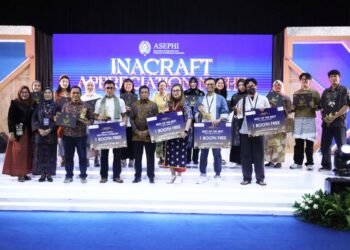 ASEPHI Anugerahi Tiga Youthpreneur dan Booth Terbaik di INACRAFT October 2026