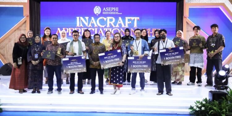 ASEPHI Anugerahi Tiga Youthpreneur dan Booth Terbaik di INACRAFT October 2026