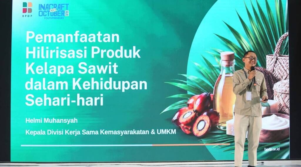 Dorong Hilirisasi Tiga Komoditas, BPDP Pamerkan Ragam Kriya Sawit, Kelapa, dan Kakao