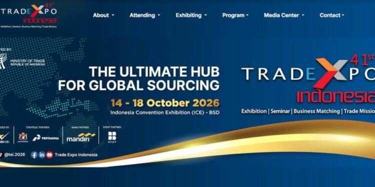 Trade Expo Indonesia 2026 Digelar Besok, Targetkan Perluasan Pasar Ekspor